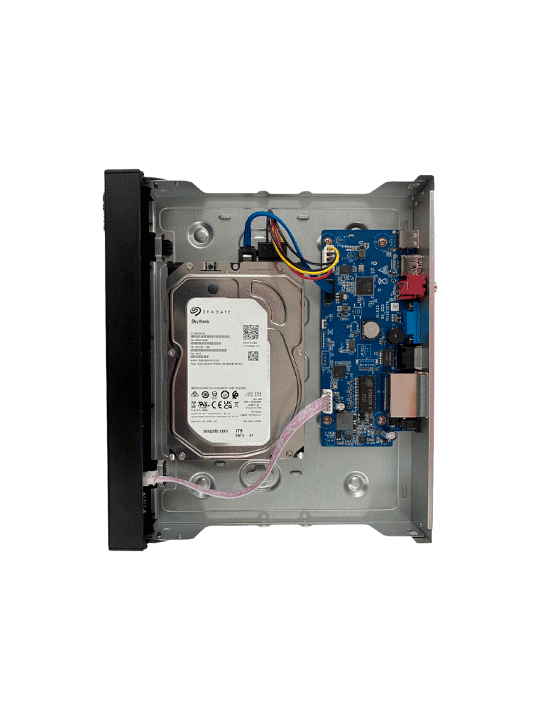 Kit de Videovigilancia Dahua de 4 Cámaras + NVR + + 1TB HDD + Caja de conexiones / 2 Megapixeles / H.265+ / 30Mts Iluminación IR/ X4 POE / Protección IP67