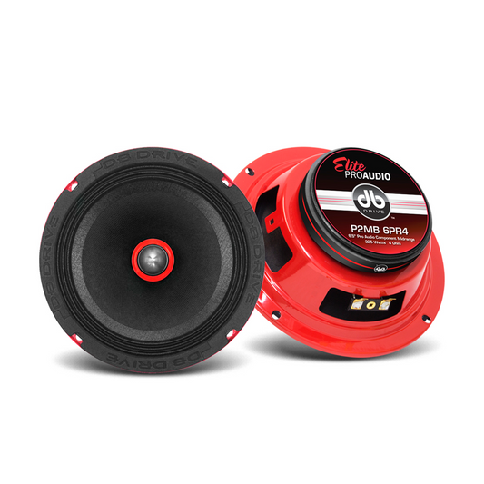 Medios Rangos DB Drive P2MB 6PR4 6.5 125w RMS 6.5 Pulgadas 4 Ohms 2 Vías