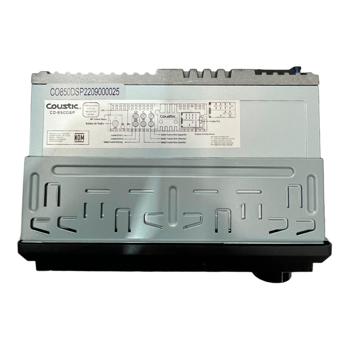 Autoestéreo COUSTIC 1 DIN DSP 3.5V APP USB BT 60WX4 - CO-850DSP