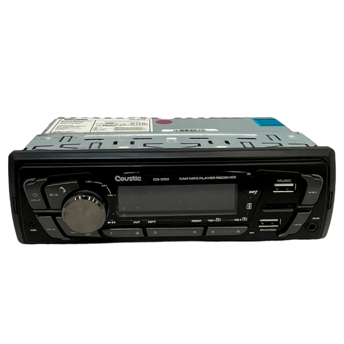 Autoestéreo COUSTIC 1 DIN BT CON 2USB + BOCINAS 6" - CO-PK300