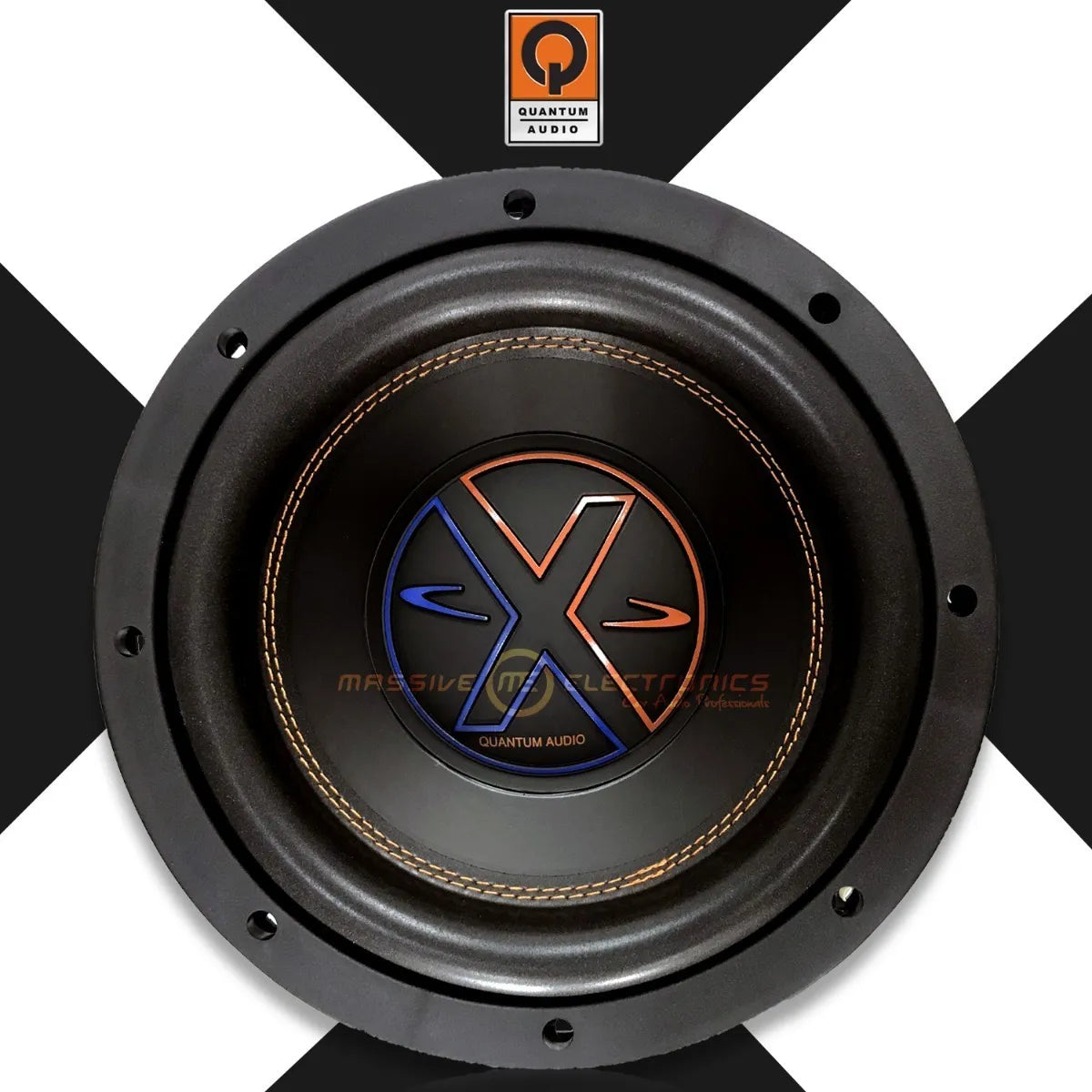 Subwoofer Quantum Qwx4000-8d4 4000w 8 PuLG 4 Omhs Color Negro