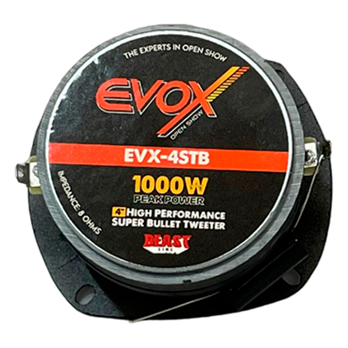 Par Tweeter Bala 4 Open Show 500w Rms 8 Ohms Evox Evx-4stb Color Plateado