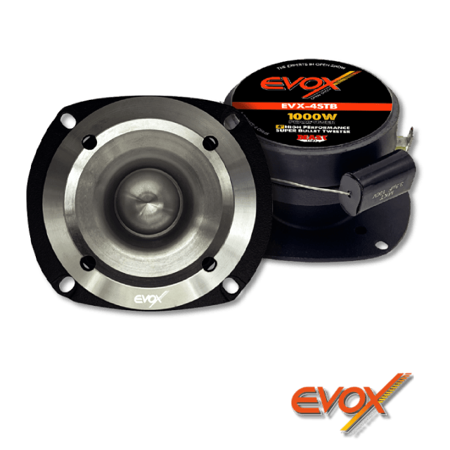 Par Tweeter Bala 4 Open Show 500w Rms 8 Ohms Evox Evx-4stb Color Plateado