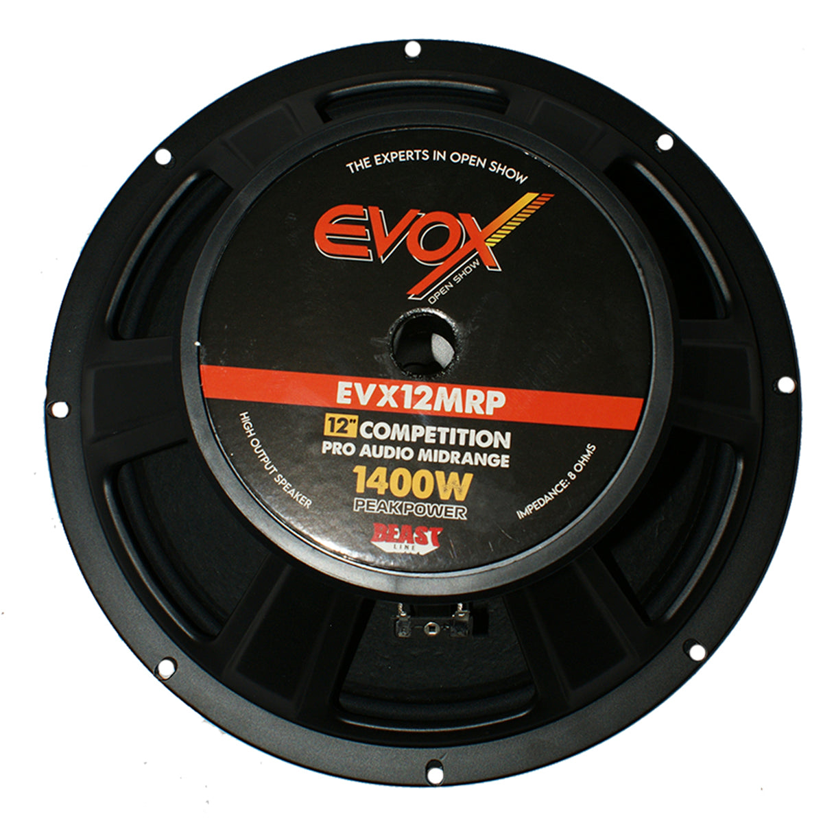 MEDIO RANGO EVOX 12" 700W/1400W MAX @8 Ohms – EVX12MRP