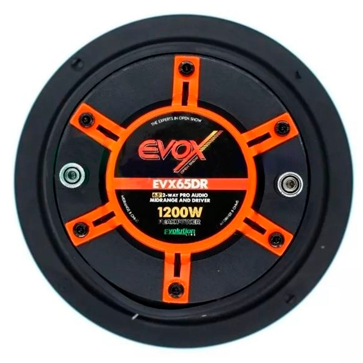 MEDIO RANGO CON DRIVER EVOX 6.5" 600/1200W @8+8ohms – EVX65DR