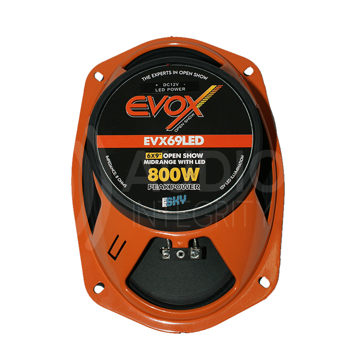 MEDIO RANGO EVOX CON LED 6×9" 400W/800W 8 Ohm – EVX69LED