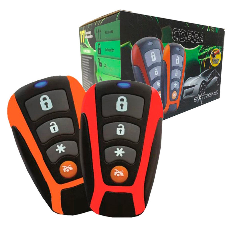 Alarma Extreme Cobra Alexco Con Sensor Impacto Anti Robo para Automóvil