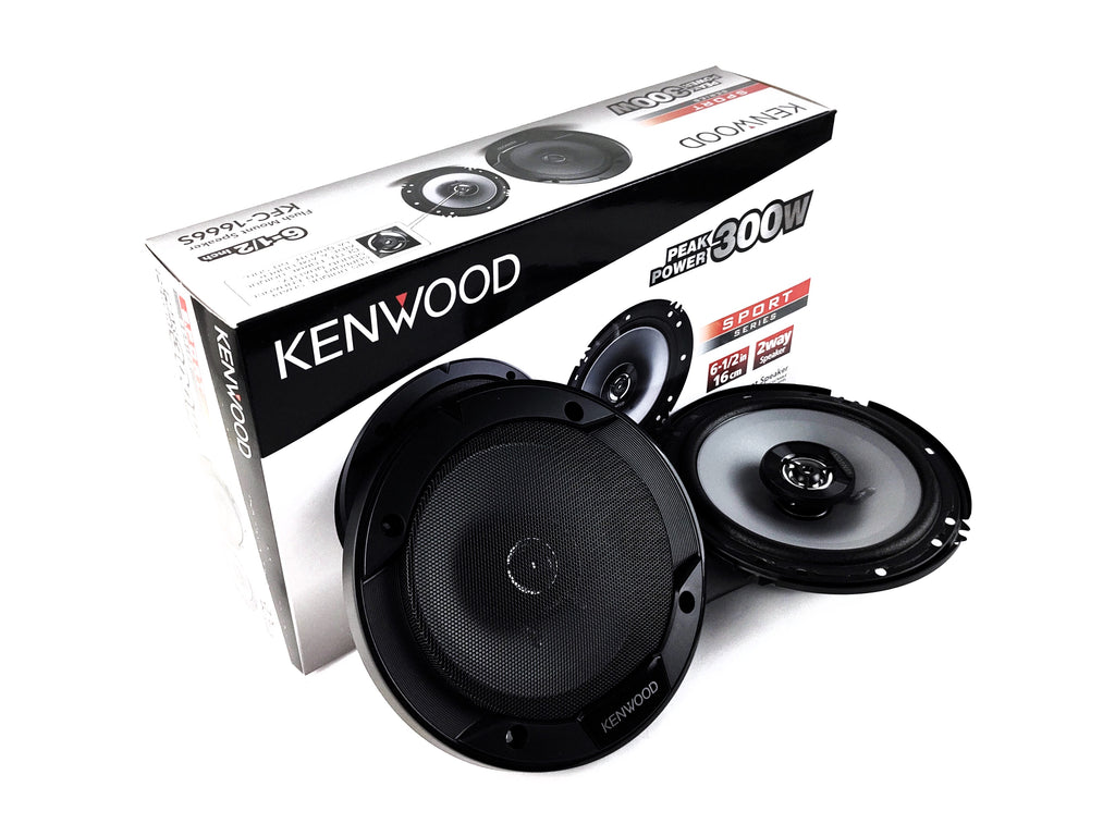 Bocinas Coaxiales 6.5 Pulgadas Kenwood Kfc-1666s 2 Vías 300w