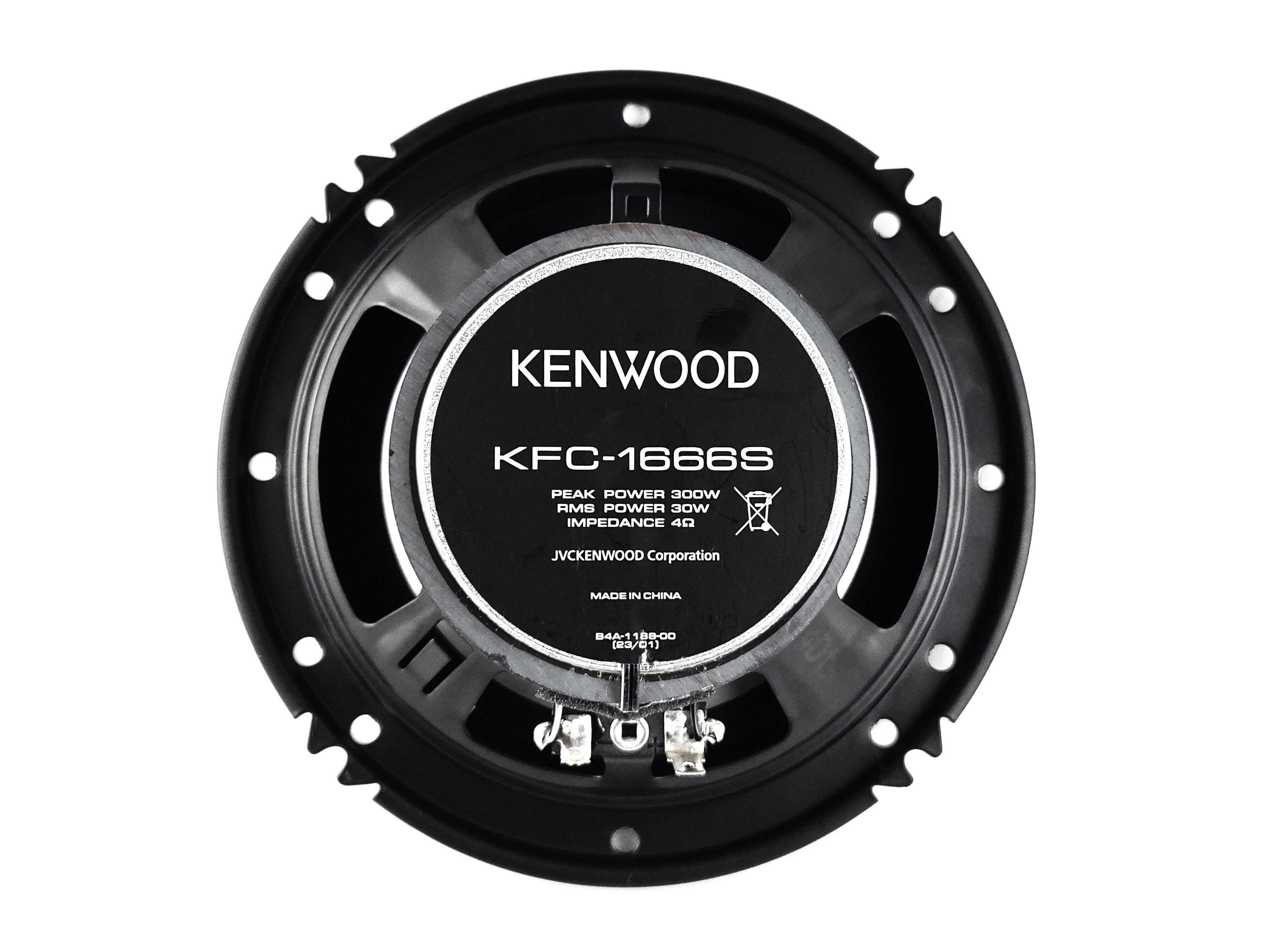 Bocinas Coaxiales 6.5 Pulgadas Kenwood Kfc-1666s 2 Vías 300w