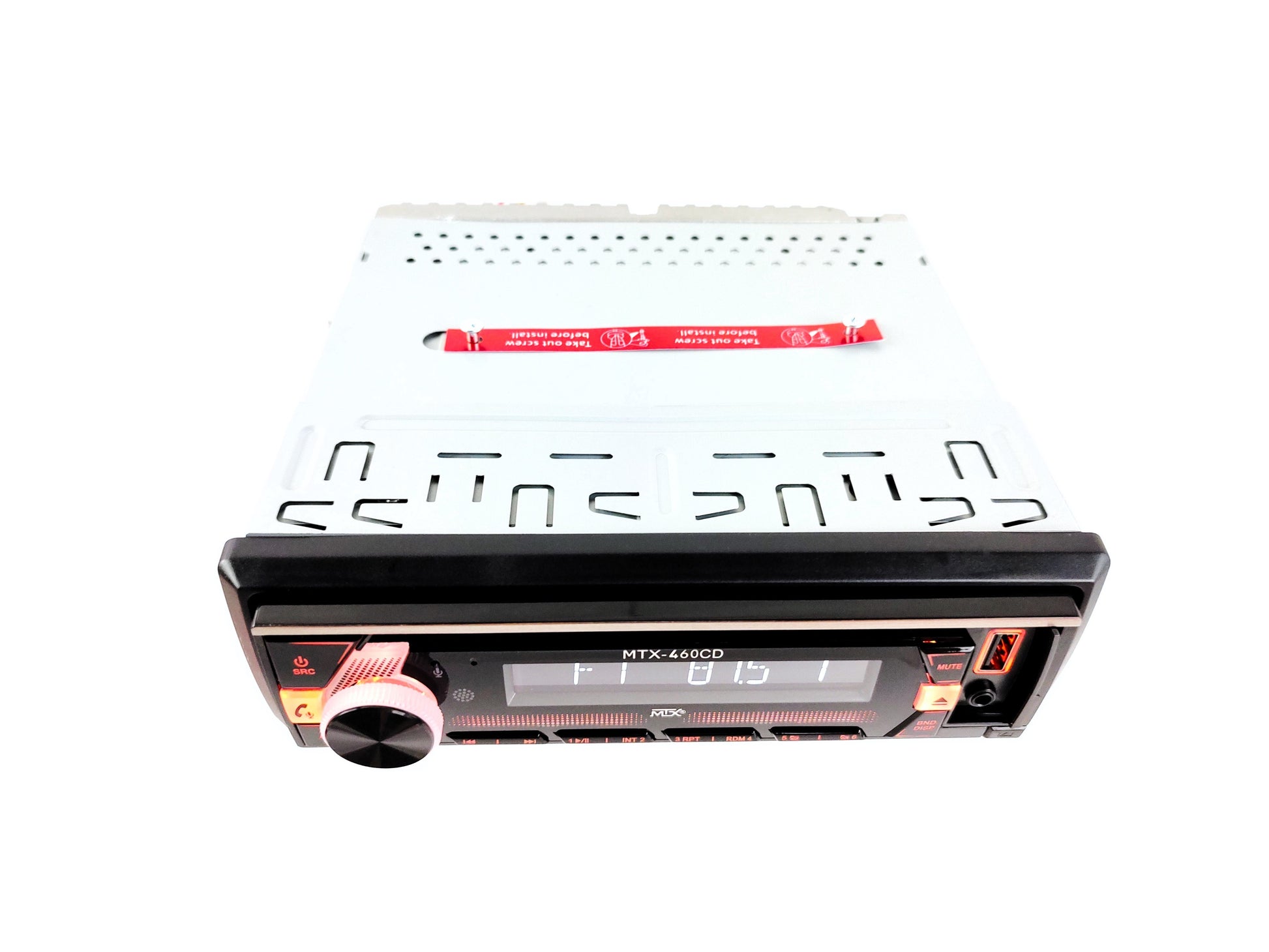 Autoestéreo MTX 1 DIN CD APP D USB BT 60WX4 - MTX-460CD