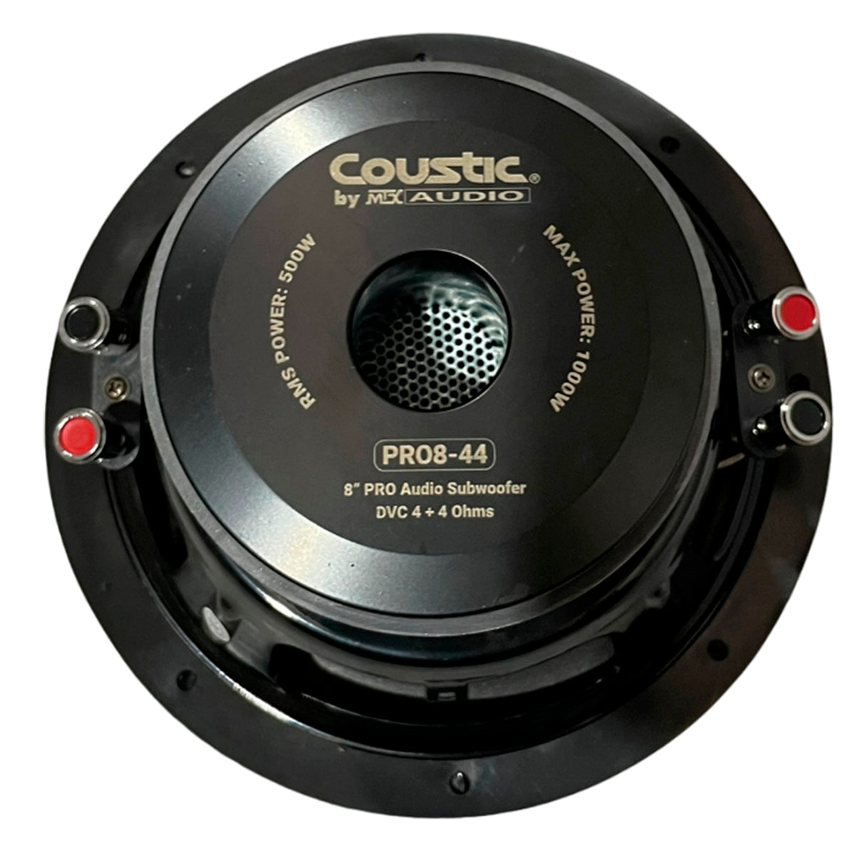 Subwoofer COUSTIC 8" DVC 500W RMS 4ohms - PRO8-44
