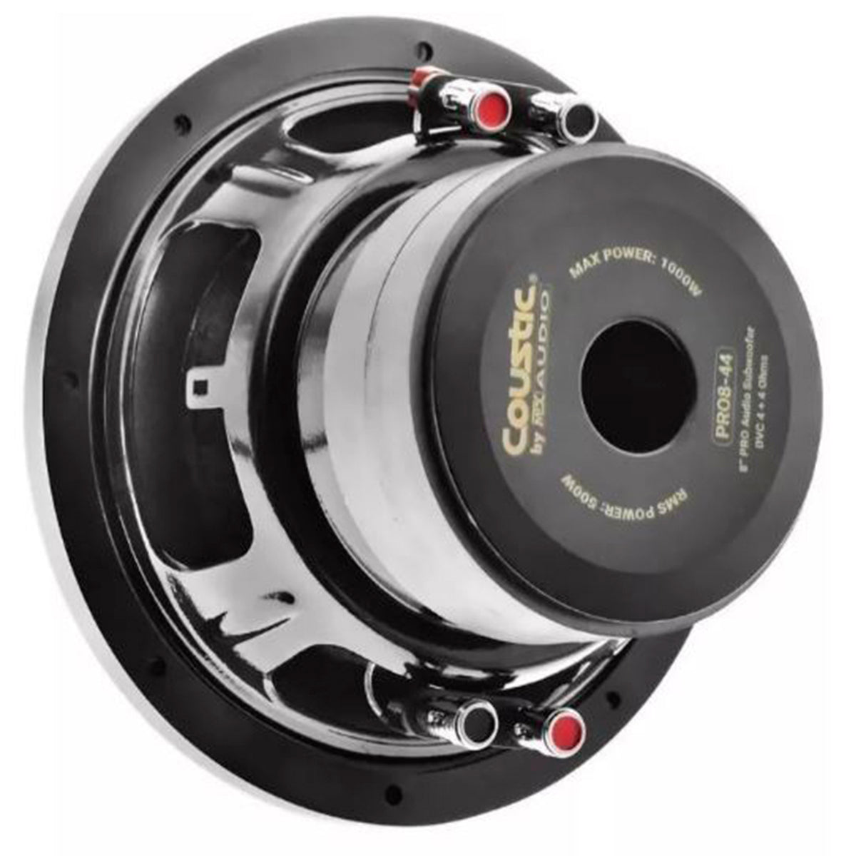 Subwoofer COUSTIC 8" DVC 500W RMS 4ohms - PRO8-44