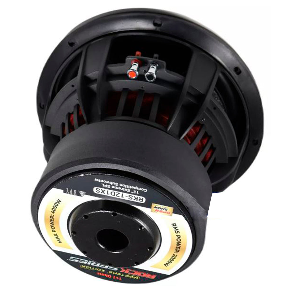 Subwoofer ROCK SERIES 1500W RMS 12" 1 Ohm  - RKS-12D1XS