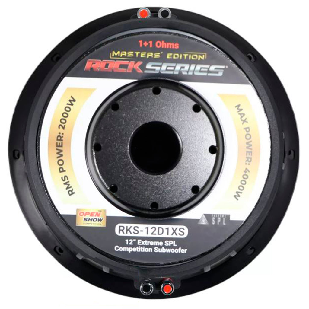 Subwoofer ROCK SERIES 1500W RMS 12" 1 Ohm  - RKS-12D1XS
