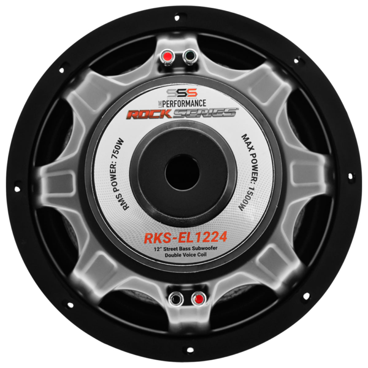 Subwoofer ROCK SERIES 12" DVC 4 Ohms 750/1500W MAX RKS-EL1224