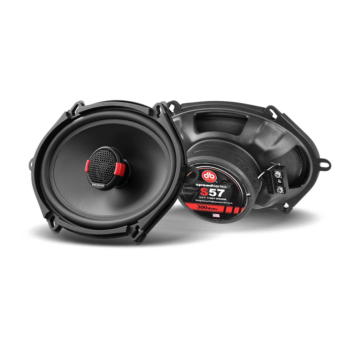 Bocinas Coaxiales DB Drive S57 65W RMS 5x7 Pulgadas 4 Ohms 2 Vías Speed Series