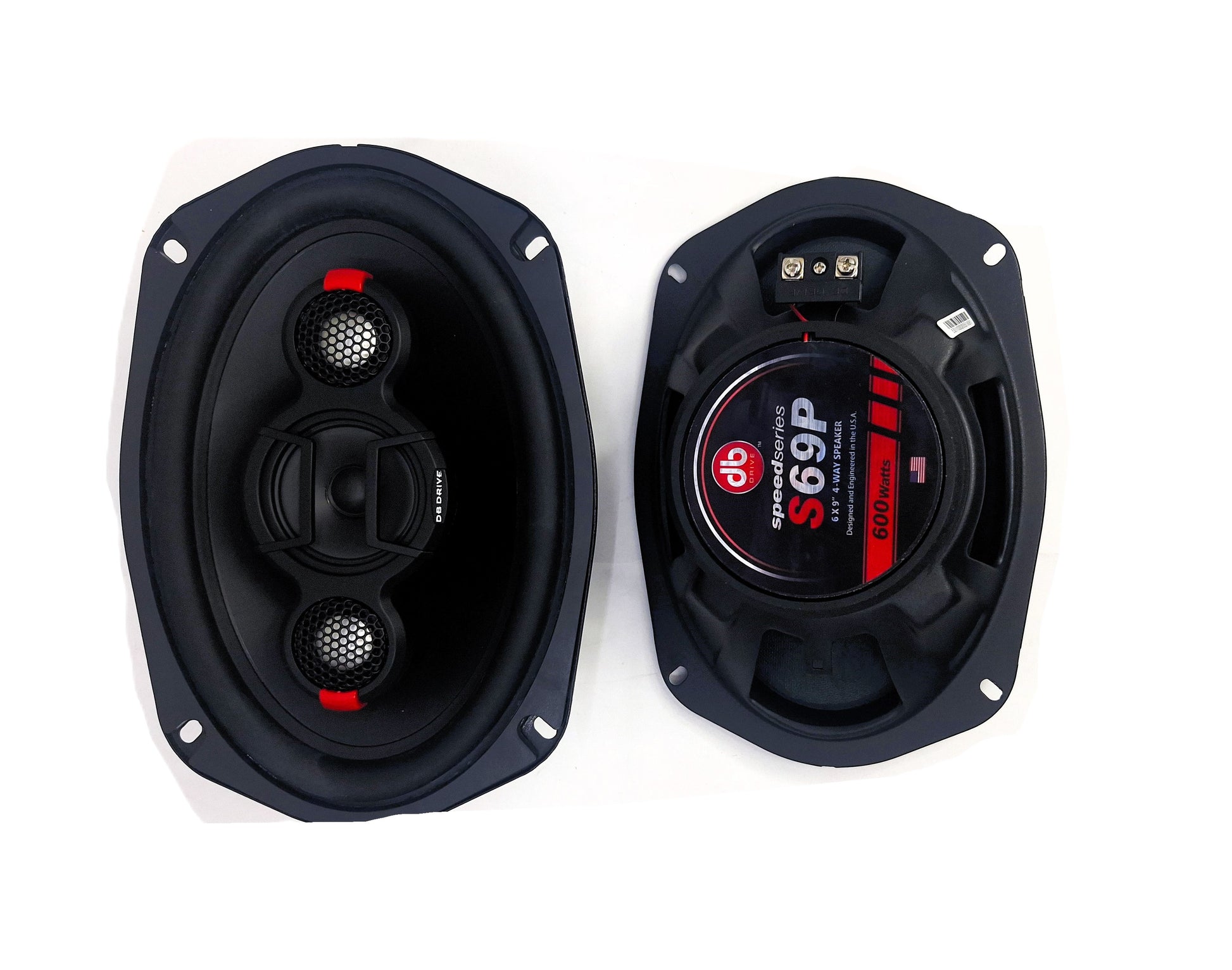 Bocinas Coaxiales DB Drive S69P 250W RMS 6x9 Pulgadas 4 Vías
