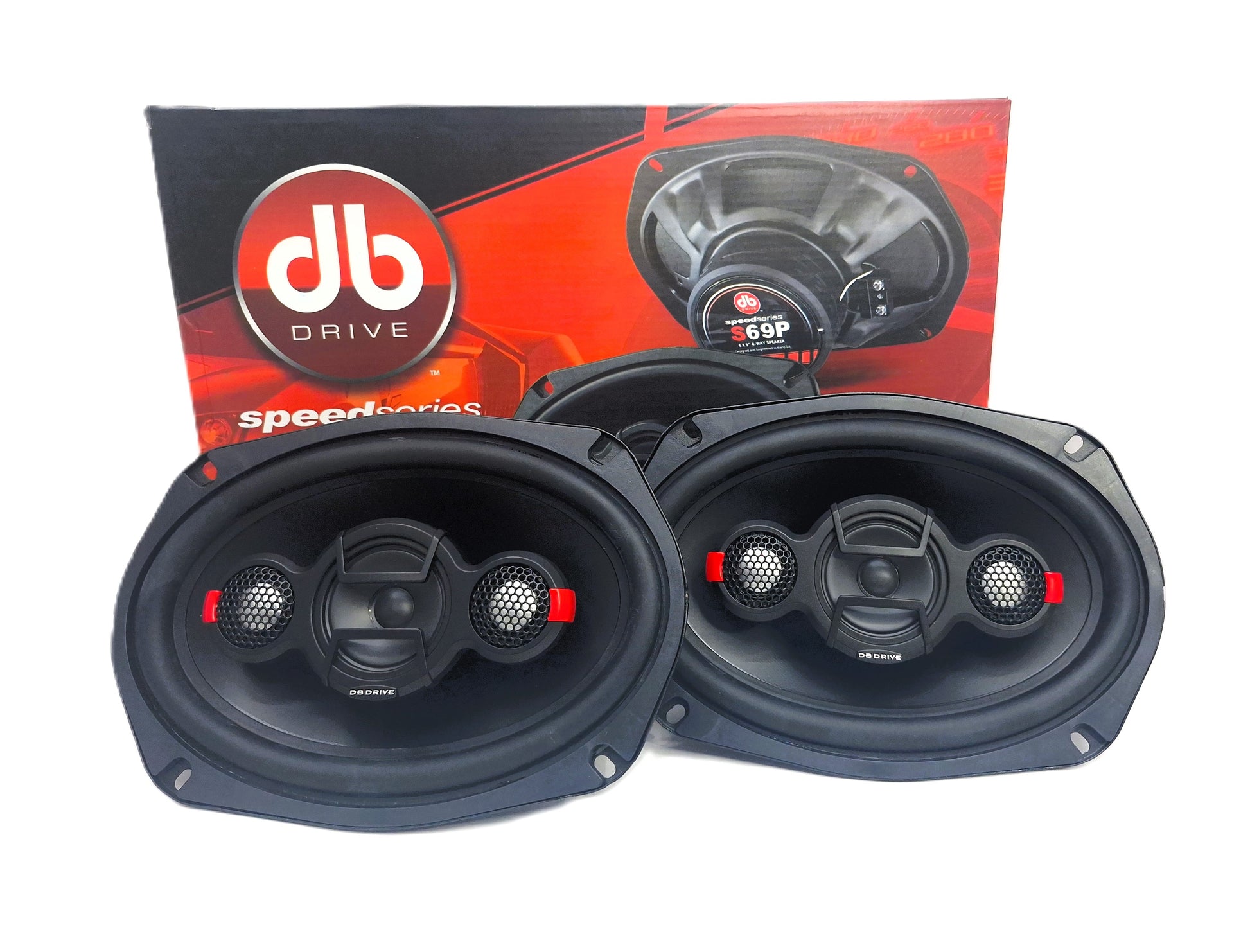 Bocinas Coaxiales DB Drive S69P 250W RMS 6x9 Pulgadas 4 Vías