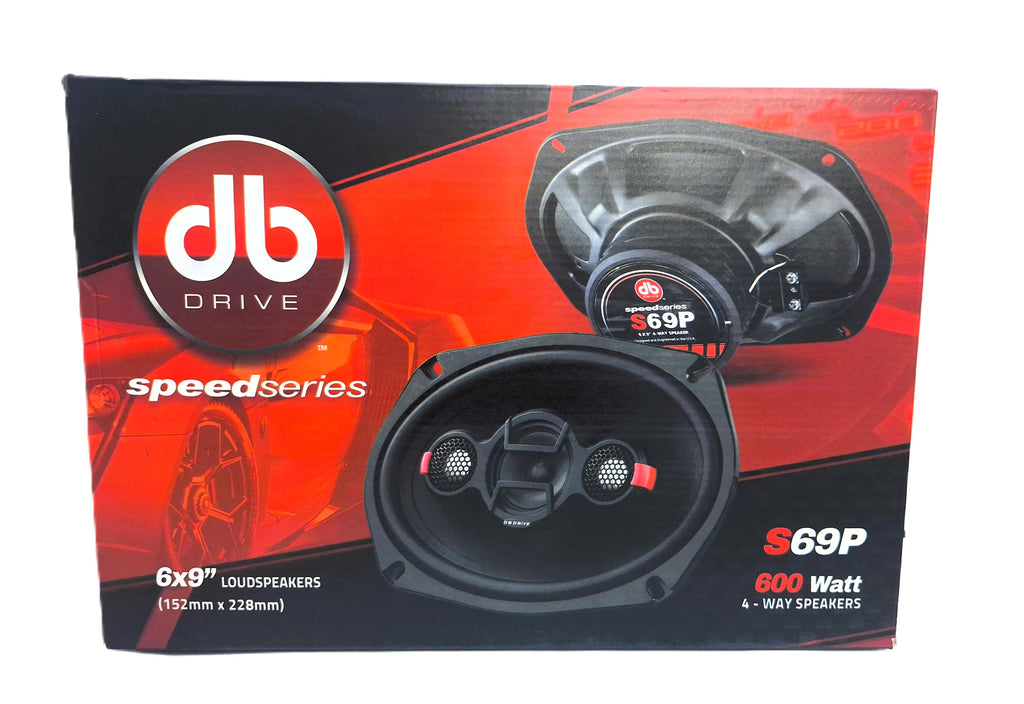 Bocinas Coaxiales DB Drive S69P 250W RMS 6x9 Pulgadas 4 Vías