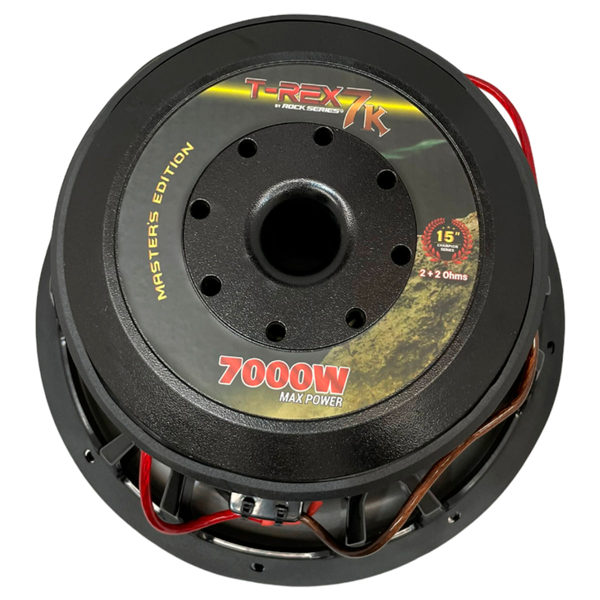 SUBWOOFER ROCK SERIES 15" DVC @2ohm 3500RMS - T-REX7K