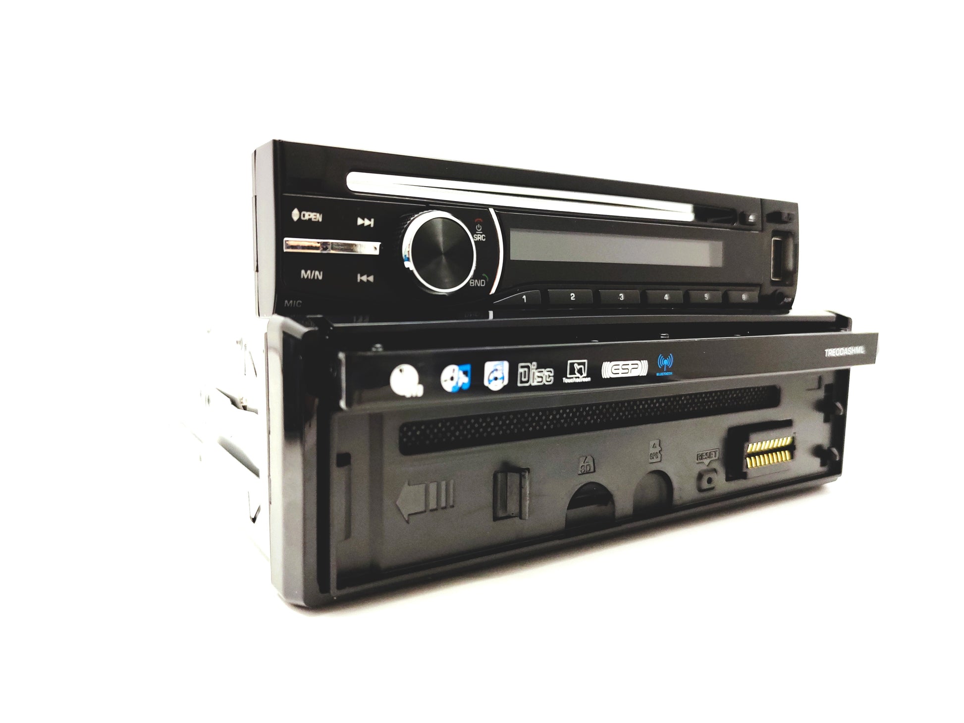 Autoestéreo 1 DIN pantalla motorizada de 7" 1 DIN con GPS/BT/Mirror Link – TREODASHML