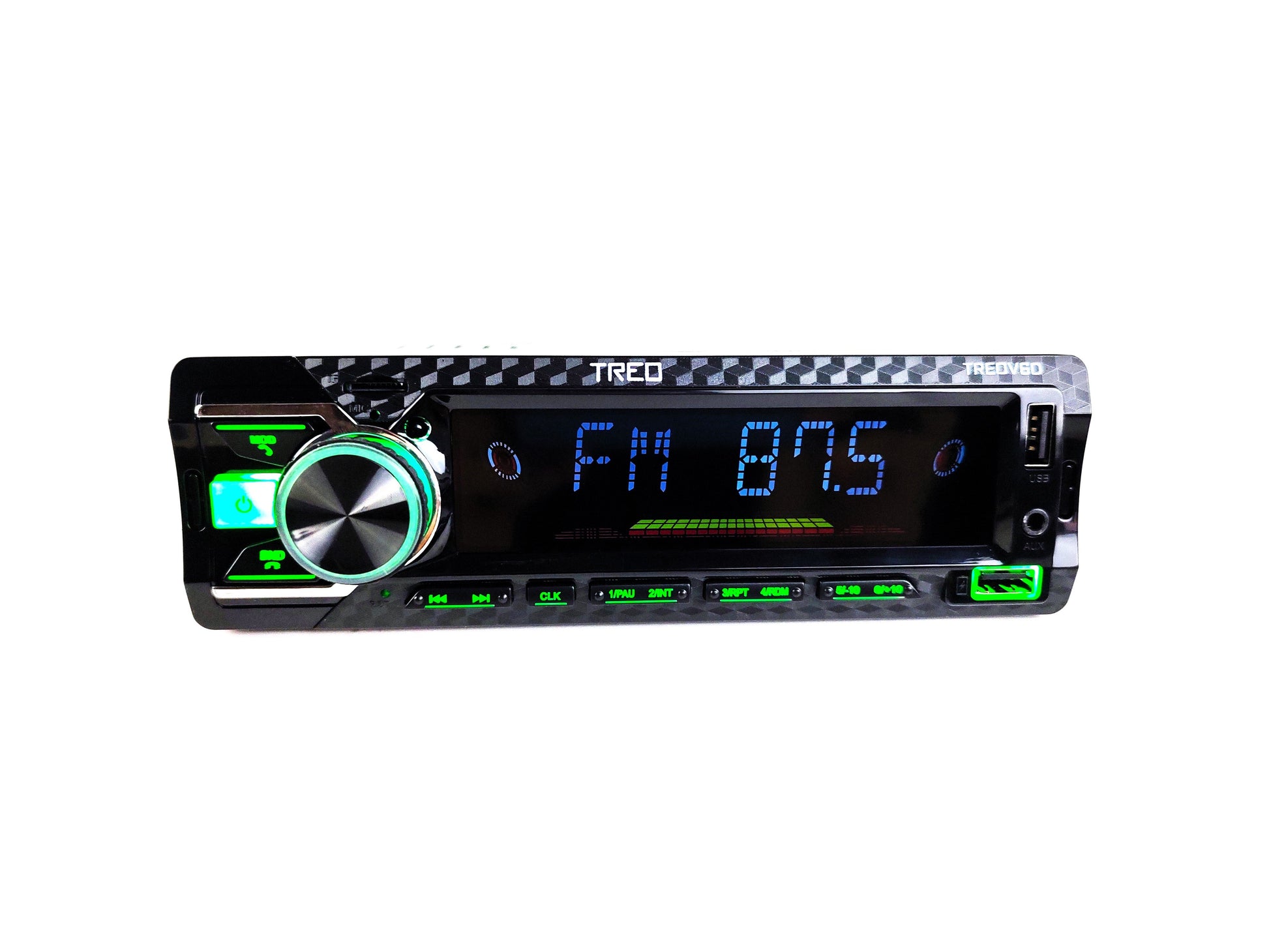 Autoestéreo TREO 1 DIN APP/MP3/USB/BT 6V RGB – TREOV6D