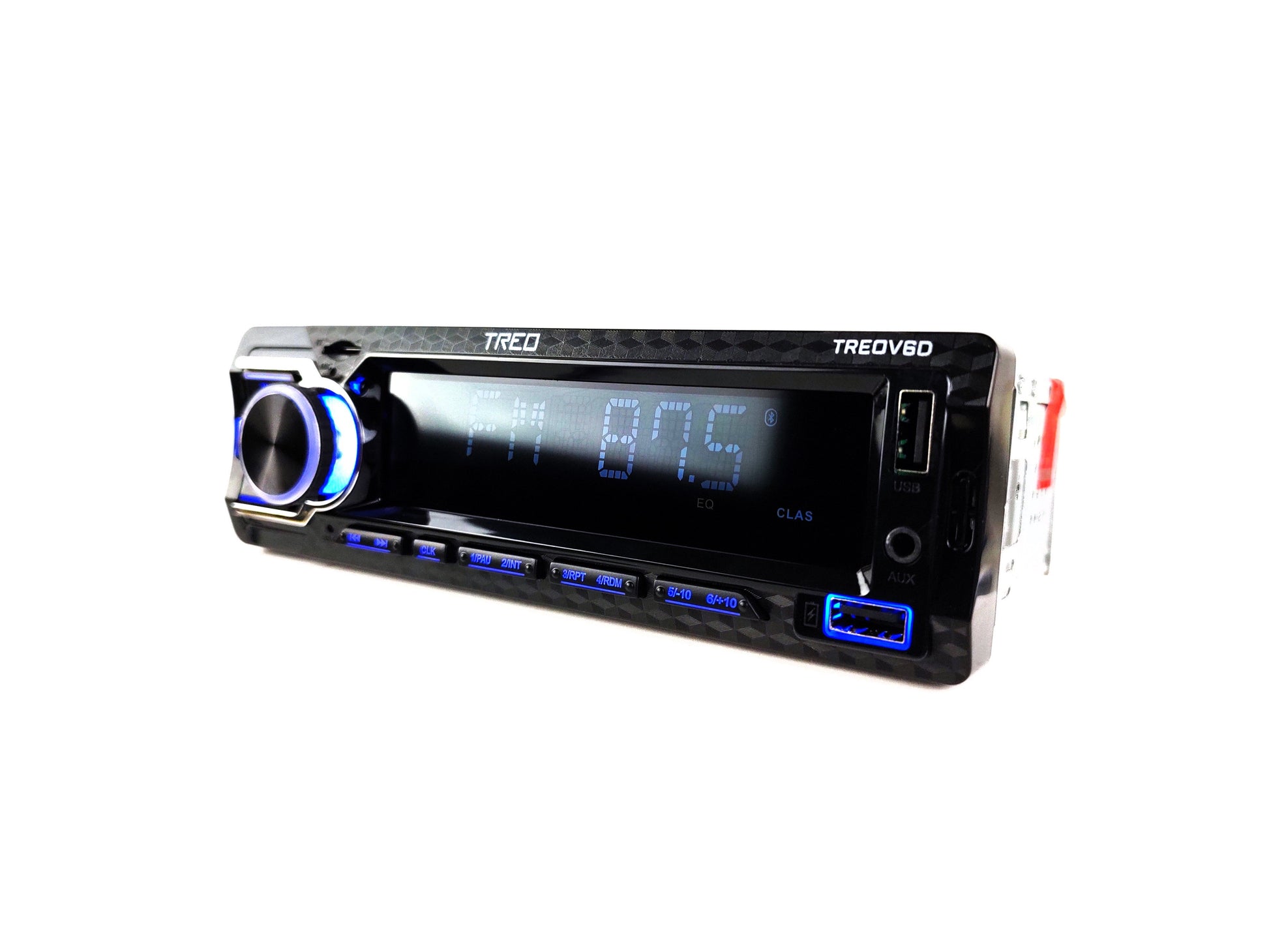 Autoestéreo TREO 1 DIN APP/MP3/USB/BT 6V RGB – TREOV6D