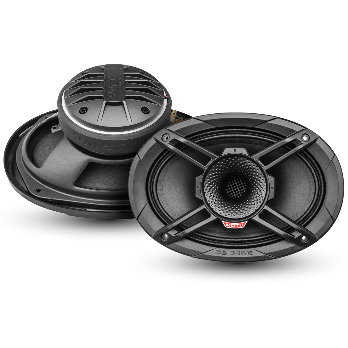 Medios Rangos + Driver DB DRIVE WDX69MOTO-CD 230W RMS 6X9 Pulgadas 4 Ohms 2 vias