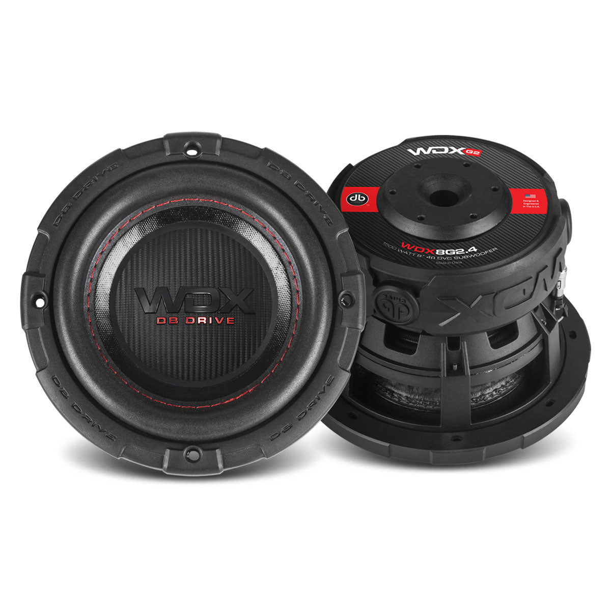 Subwoofer DB Drive WDX8G2.4 750W RMS 8 Pulgadas 4 + 4 Ohms