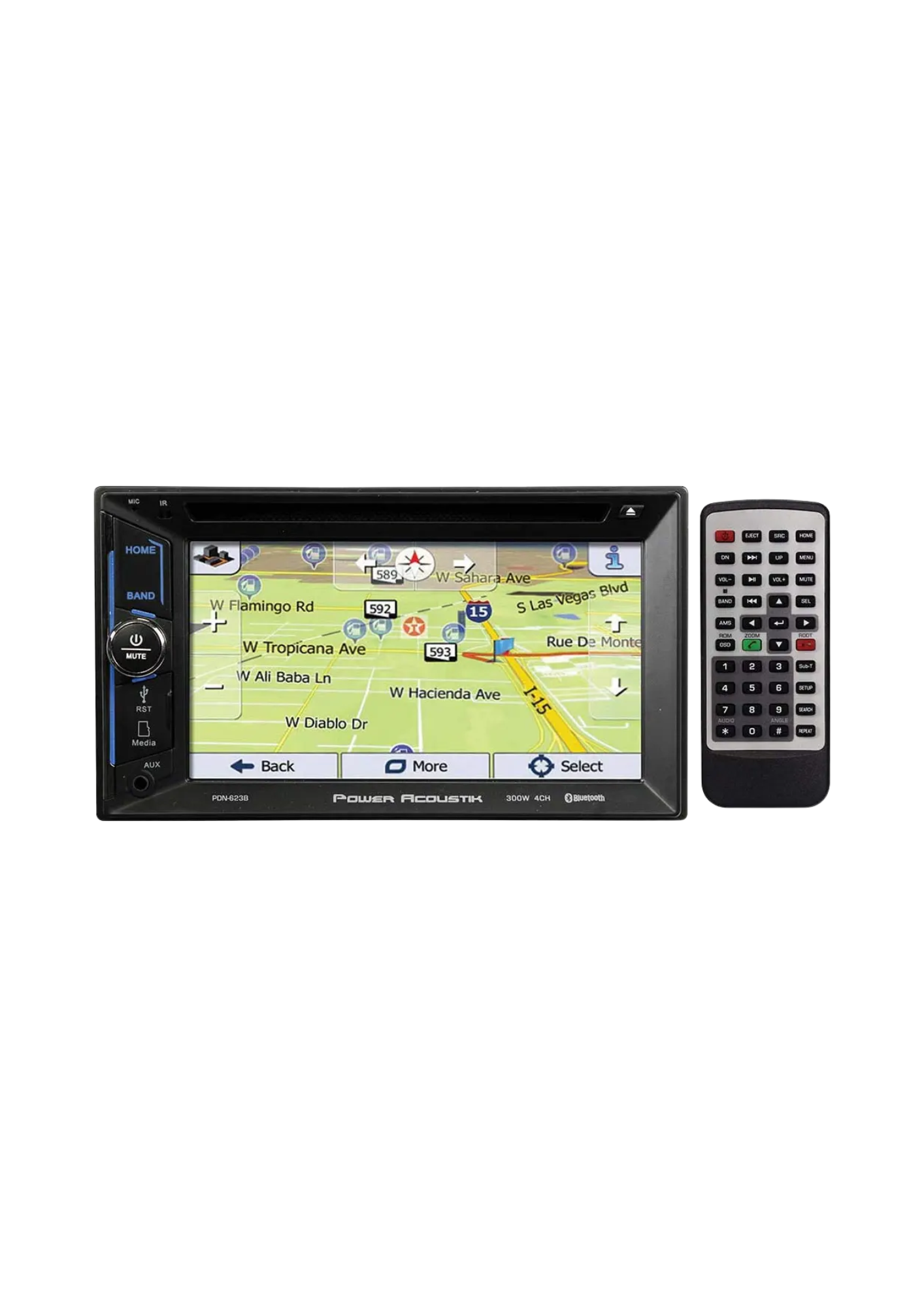 AUTOESTEREO POWER ACOUSTIK - PDN-623B