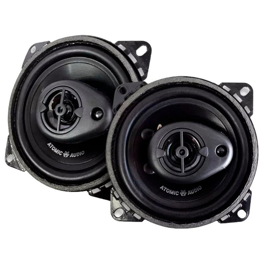 Bocinas Coaxiales ATOMIC  3 VIAS 4" 4 ohms 50W RMS - IRON 4