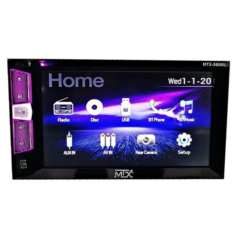 Autoestéreo MTX 2 DIN 6.2" TOUCH  DVD ML SIRI - MTX-580ML