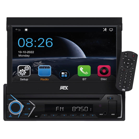 Autoestereo MTX 1 DIN Pantalla Motorizada 7" ML BT 4V 50WX4 - MTX-THD7ML