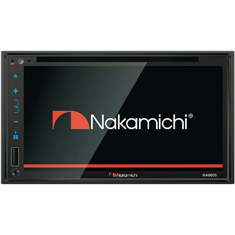 Autoestéreo Nakamichi 2 DIN de 6.8" con CAR PLAY, ANDROID AUTO Y DVD - NA6605