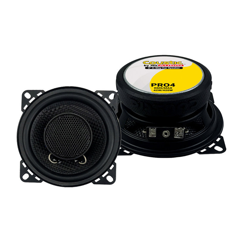 Bocinas Coaxial COUSTIC DE 2 VIAS DE 4" 42/420 W – PRO4