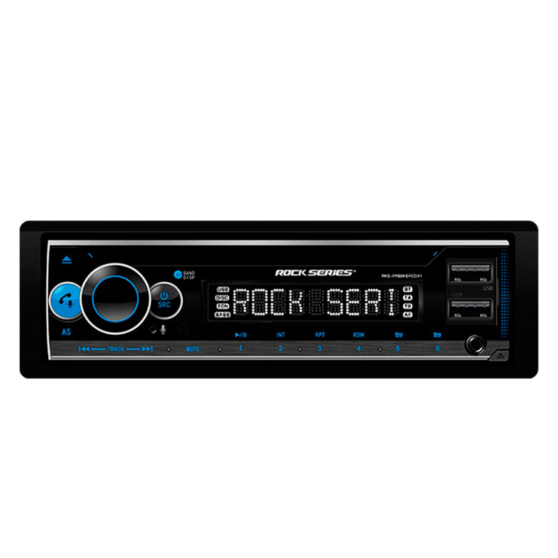 Autoestéreo ROCK SERIES 1 Din Premium con CD, APP Control y Bluetooth – RKS-PREMIERCDX1