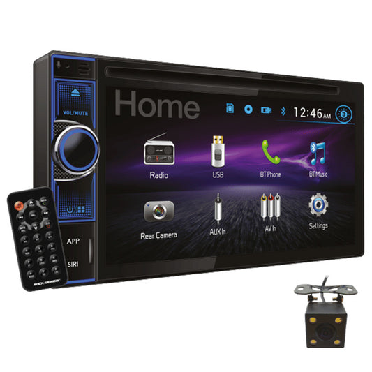 Autoestéreo ROCK SERIES 2 Din Premium con DVD, APP Control y Bluetooth – RKS-PREMIERX2